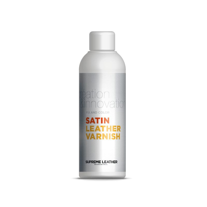 Vernis fixateur cuir satiné